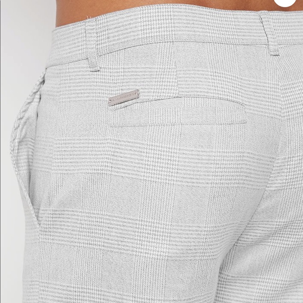 Check Trousers - Light Grey Pattern - Picture 5 of 5